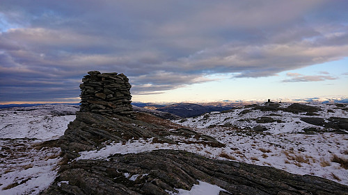 The highest point at Byfjellene