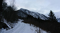Start of the gravel road