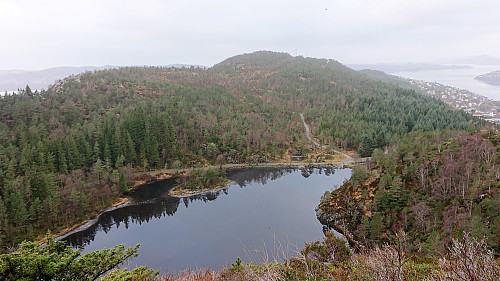 View toward Ørneberget from in front of Solhaug
