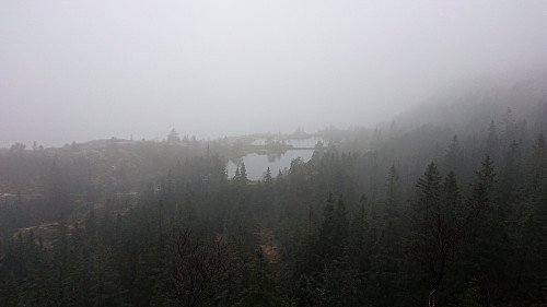 View toward the two small lakes south of Ankerhytten