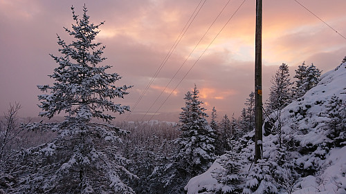 Sunset from Malerskaret