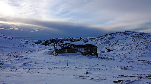 Tranehytten with Gangerolf in the background
