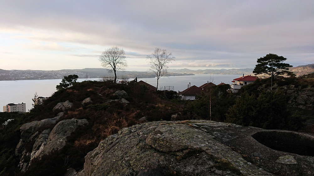 View northwest from above Hellen festning