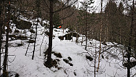 Marked trail to Almeskila