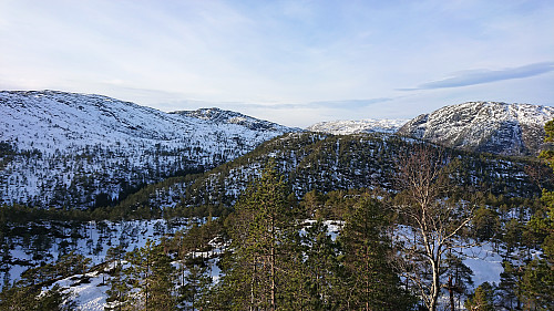 Northwest from Snøyo