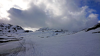 Fuglafjellet hidden in the fog