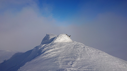 The cairn at Fuglafjellet