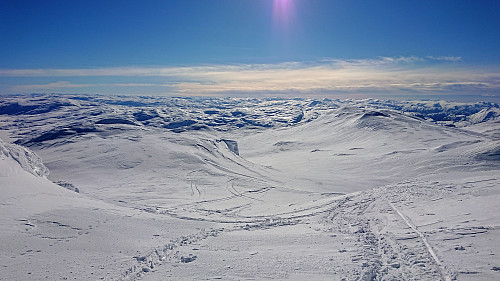 View from south of Kvitanosi where we had lunch