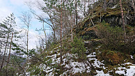 The steep ascent to Håhaugen