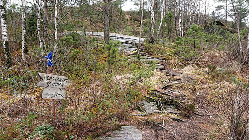 The trailhead
