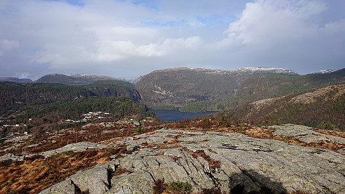 Sørkvingevatnet from Melshovden