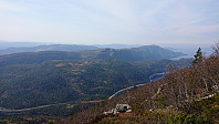 Northwest from the ascent
