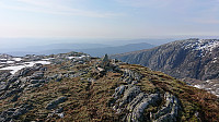 Northern summit of Husdalsfjellet