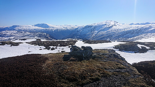 Dyrhovden with Storehaugfjellet and Bleia (left) and Skriki (right) in the background