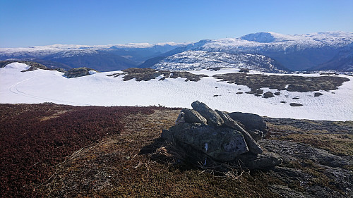 Dyrhovden with Storehaugfjellet and Bleia in the background