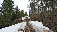 Trail towards Store Haugmelen