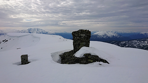 Store Haugmelen with Bleia (left) and Storehaugfjellet (right) in the background