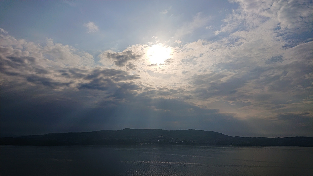 View from Lønborg at the end of the hike