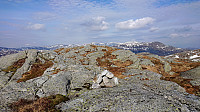 Trig marker remains at Grytefjellet