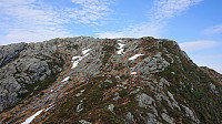 Initial descent from Grytefjellet