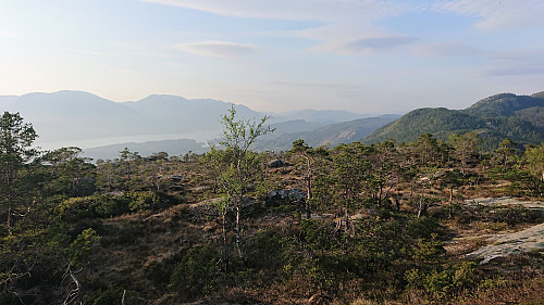 View northwest from Beljaråsen