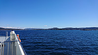 Kongsfjellet from the boat