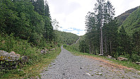 Gravel road up Bogadalen