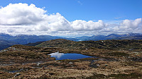 View south from the ascent