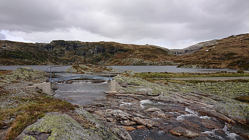 Looking back at Fossavatnet