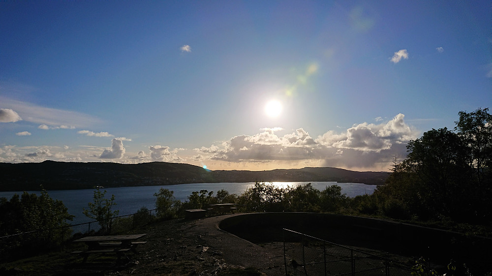 View northwest from Hellen festning
