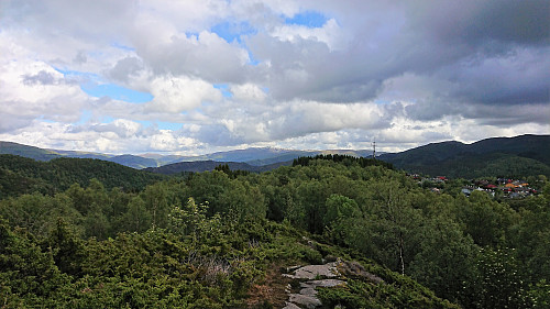 Looking back towards Gullfjellet from the ascent