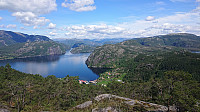 Tysse from on the way to Sørkletten
