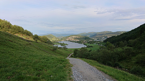 The final part of the descent to Dalabygda