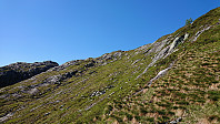 Ascending to Kvigedalsegga