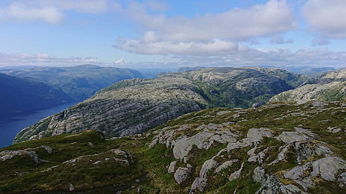 Flatafjellet from Bjørnafjellet