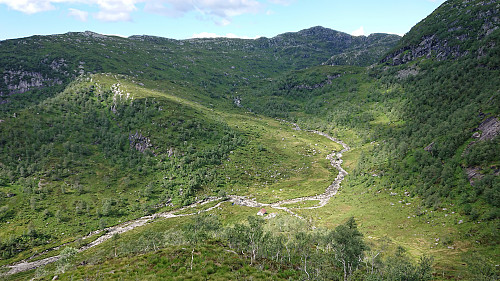 Eiterdalen from the descent from Husafjellet