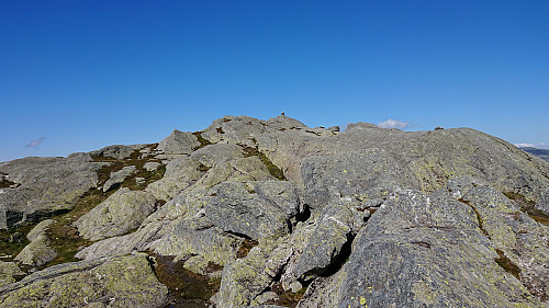 The final ascent to the summit