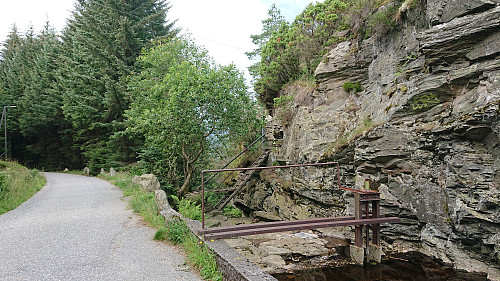 Orretua trailhead north of Langevatnet