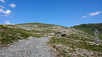 Towards Grøet from the tractor road