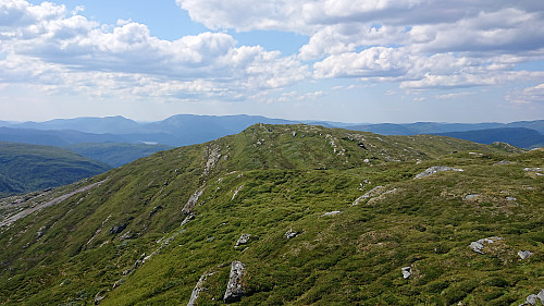 Looking back at Grøet from Flæfjellet