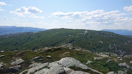 Looking back at Flæfjellet from Storafjellet