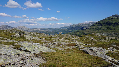 Start of the descent from Storafjellet