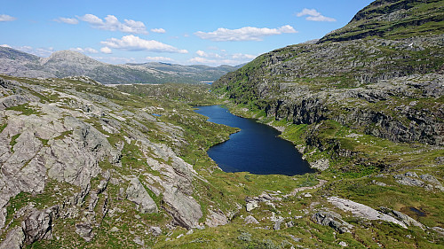 Arriving above at Kråketjørna