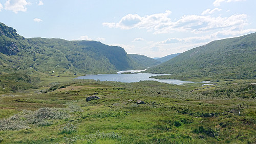 Arriving at Skeiskvanndalsvatnet