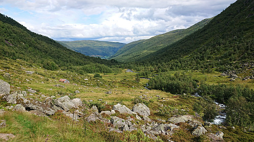 Laugi from the return down Laugadalen