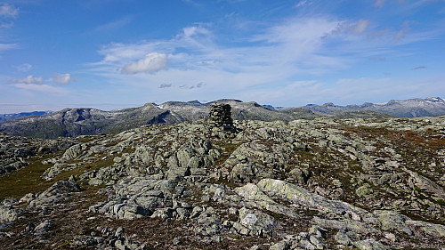 The summit of Kjeringafjell