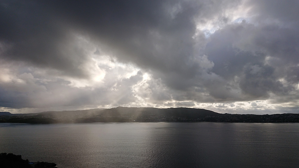 View from Lønborg at the end of the hike
