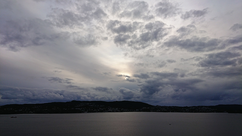 View from Lønborg at the end of the hike