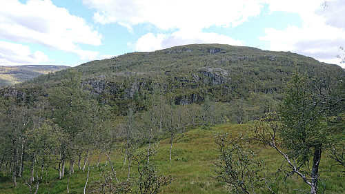 Looking back at Stølshorgi from the ascent to Jonshorgi