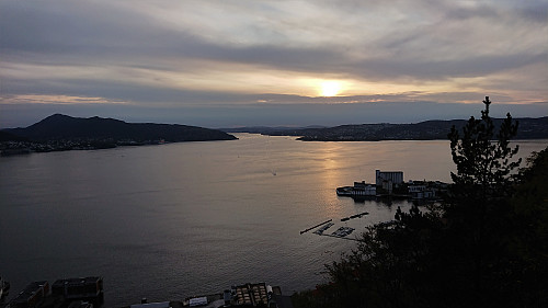 View west from south of Sandviksbatteriet